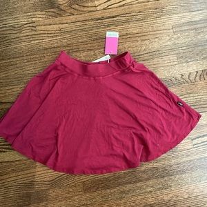 Tween Crimson Skirt Knit Stretchy Skater Skirt NWT - Crimson